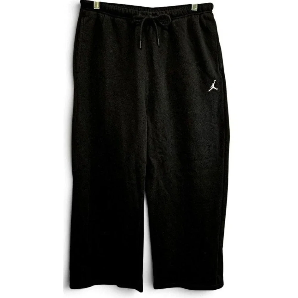 Jordan Jumpman Black Fleece Drawstring Sweatpants
